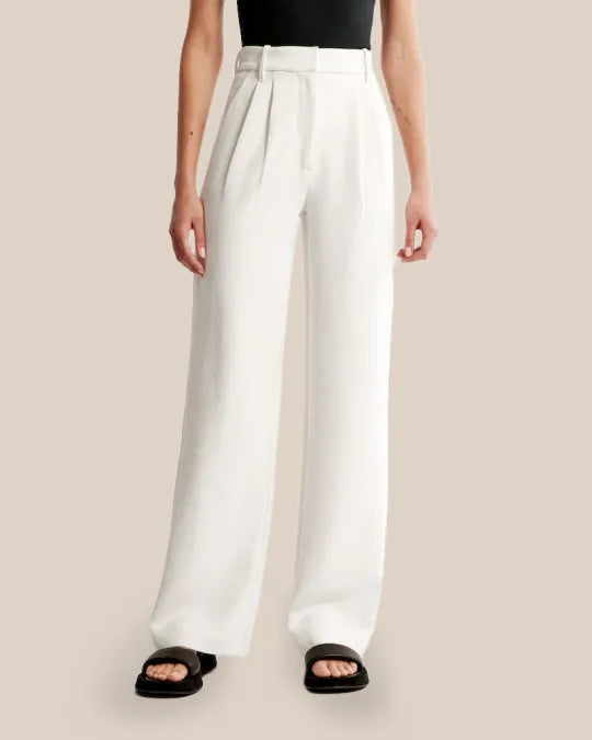 Wide Leg Tailored Pants