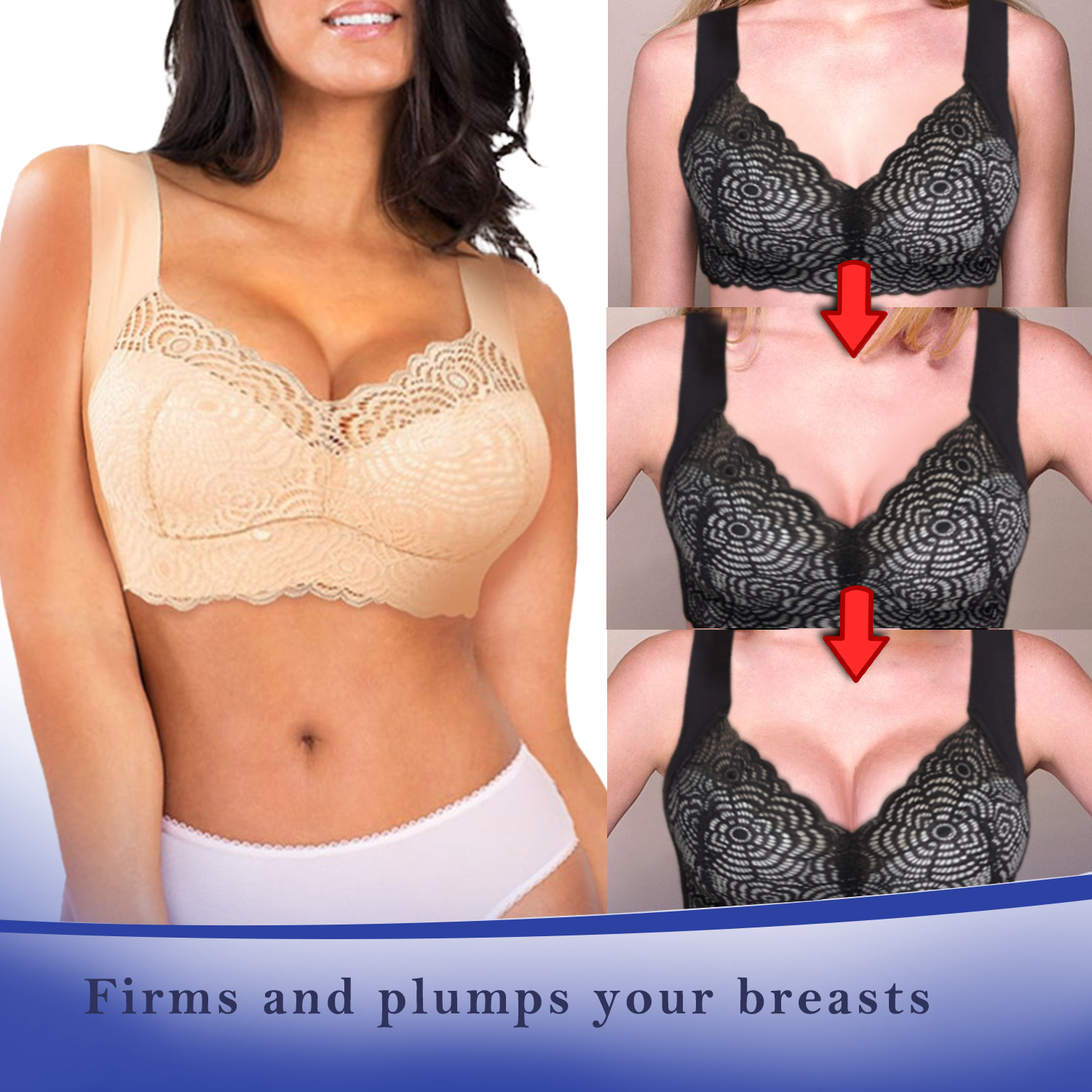 Lymphvity Detoxification and Shaping & Powerful Breast Supporter, Breast  Lifting Bra